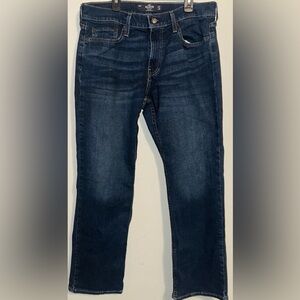 Hollister Men’s Dark Blue Straight Jeans